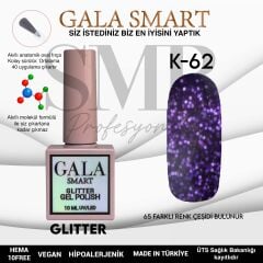 GALA SMART GLITTER KALICI OJE 10 mle K62
