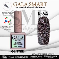 GALA SMART GLITTER KALICI OJE 10 mle K64