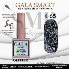 GALA SMART GLITTER KALICI OJE 10 mle K65