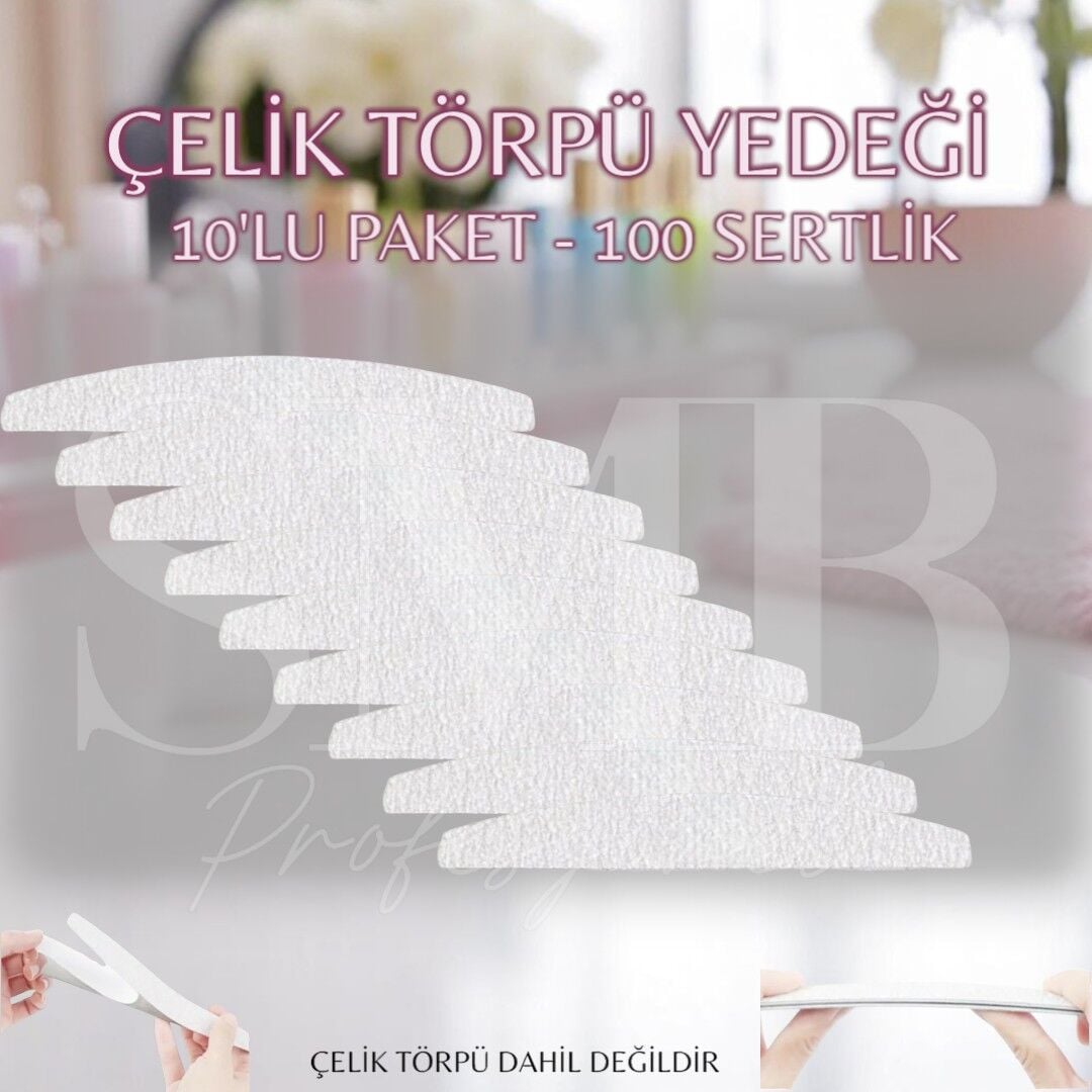 10 LU YEDEK TÖRPÜ - KIVRIMLI MODEL - 100 SERTLİK